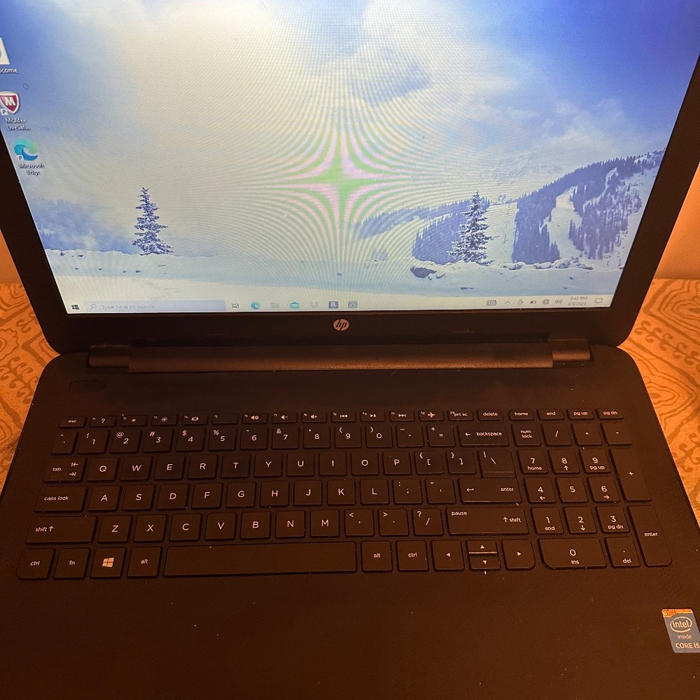 15.6 HP Touch Screen Laptop